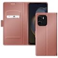 Miniatyrbillede 1 af 6: Étui til Motorola Moto G05 og E15 Kortholder Video Support Rose Champagne Rosa