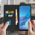 Miniatyrbillede 3 af 4: Etui - Oppo - A53 / A53s - Fuld beskyttelse - Kortlomme - Video støtte - Sort Svart