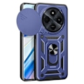 Miniatyrbild 1 av 5: Fodral för Xiaomi Redmi 14C Ring Support Sliding Camera Cover Blue Blå