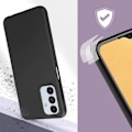 Miniatyrbillede 3 af 4: 360° etui, der er kompatibelt med Samsung A13 5G og A04s sort etui