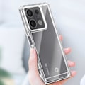 Pikkukuva 3 / 6: Kotelo Xiaomi Redmi Note 13:lle 5G polykarbonaattikorotettu kameralohko, läpinäkyvä Transparent