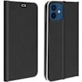 Miniatyrbillede 1 af 4: iPhone 12 / 12 Pro Case Kortholder Video Support Sort Carbon Effect Sort Svart