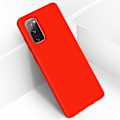 Pikkukuva 2 / 4: Kuori - Samsung - Galaxy S20 FE - Puolijäykkä - Soft Touch - Punainen Röd
