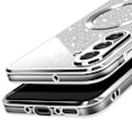 Miniatyrbillede 4 af 5: Coque MagSafe til Samsung Galaxy A26 Silikone Glitrende Sølv Grå