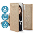 Pikkukuva 2 / 4: Etui Folio - Samsung - Galaxy A32-4G - Sivun avaus - Kultainen väri - Pehmeä kuori Kulta