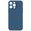Miniatyrbillede 1 af 5: Protektionscover - AVIZAR - iPhone 15 Pro Max - Silikone Soft-touch - Kongeblå - Slidstærk beskyttelse kungsblå