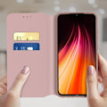 Miniatyrbild 3 av 4: Housse - AVIZAR - Xiaomi Redmi Note 8 - Ekologisk läder - Rose Gold - Stöd funktion Rose guld