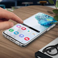 Pikkukuva 3 / 4: Koko suojaava kuori - AVIZAR - Samsung Galaxy S20 - Jäykkä ja joustava - Läpinäkyvä - Ohut ja kevyt Transparent