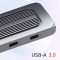 Miniatyrbillede 4 af 4: USB C Hub - Satechi - MX - 2 HDMI 4K - Ethernet - 2 USB - Jack