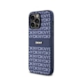 Miniatyrbild 3 av 6: Coque för iPhone 14 Pro Utgåvan Repeat Pattern Tonal Stripe med Metalliskt Logo DKNY Blå Vit