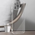 Miniatyrbillede 4 af 6: Taske til Blackview A96 - AVIZAR - Tynd gennemsigtig silikone - Kamerabeskyttelse - Anti-gulning tekstur Transparent