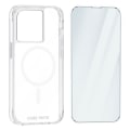 Miniatyrbillede 2 af 5: Coque MagSafe - Case Mate - iPhone 15 Pro Max - Transparent - Tempereret glas 9H - Beskyttelse 3m Vit