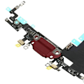 Miniatyrbillede 2 af 4: Lightning-opladningsstik - RELIFE - iPhone SE 2022 - Integreret mikrofon - Rød - Kablet Röd