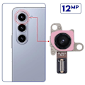 Miniatyrbillede 3 af 4: Reservedel Bagkamera til Galaxy Z Fold 5 12MP vidvinkelsensor Original Samsung