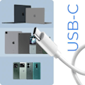 Miniatyrbild 3 av 6: USB-C till USB-C kabel 1m – 20W Snabbladdning och datatransfer Mayaxess Vit Vit