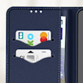 Miniatyrbild 3 av 5: Etui för Samsung Galaxy A36 Fällportfölj Fancy Blå / Röd Röd
