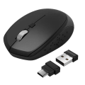Miniatyrbillede 1 af 5: Trådløs mus Tabletcomputer Macbook USB-C USB-adaptere Akashi Sort