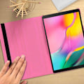 Miniatyrbild 6 av 6: Samsung Galaxy Tab A 10.1 2019 Fodral Helt skydd 360° roterande stativ Rosa Rosa