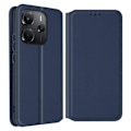 Pikkukuva 2 / 5: Xiaomi Redmi Note 14 4G - Klapppikotelo, Kortinpidike ja Videotuki, Sininen Yö Blå