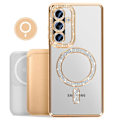 Pikkukuva 4 / 5: Coque Diamant pour Samsung Galaxy A26 MagSafe Contour Strass Dorée Gul
