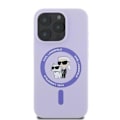 Miniatyrbild 2 av 4: Coque - Karl Lagerfeld - iPhone 16 Pro - Flytande silikon - MagSafe - Lila Lila