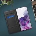 Pikkukuva 4 / 4: Kotelot - Samsung - Galaxy S20 Ultra - läpinäkyvä kansi - Led-näytön kansi - Musta Svart