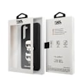 Pikkukuva 2 / 5: Kotelo Samsung S22 Plus -puhelimelle - KARL LAGERFELD - Saffiano-nahkaviimeistely - Karl Lagerfeld- ja Choupette-aiheet Svart