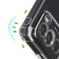 Pikkukuva 3 / 5: Kotelo Oppo Reno 12 Prolle Iskunkestävä joustavat vahvistetut kulmat läpinäkyvä Transparent