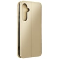 Miniatyrbillede 1 af 6: Taske til Samsung Galaxy S24 Plus - AVIZAR - Dobbeltlomme - Standerfunktion - Guld Gul