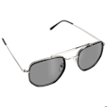 Miniatyrbillede 1 af 5: Aviator Solbriller CV3087 Gradient Linser UV400 Sort / Sølv Svart
