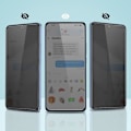 Pikkukuva 4 / 5: Vakoiluleffa - Xiaomi - 13T/13T Pro - 9H kestävän lasin suojakalvo - Näytön suoja - Naarmuuntumaton Svart Transparent