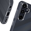 Pikkukuva 4 / 5: Suojapakkaus Samsung Galaxy A35 5G:lle - MAYAXESS - Kotelo ja 9H karkaistu lasi - Läpinäkyvä Transparent