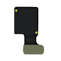Pikkukuva 2 / 5: Samsung Galaxy S22 etukamera - Etuosan vaihto - Musta - 6 g