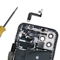 Miniatyrbillede 3 af 3: Reparations-nappe til Face ID for iPhone 12 og 12 Pro Sort Svart