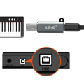 Pikkukuva 3 / 4: USB-C - USB-B - LinQ - Valkoinen - Plug and Play - MIDI-tuki - Integroitu teknologia