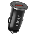 Miniatyrbillede 1 af 5: Bilcigarettænderoplader Quick Charge 3A Quick Charge 3.0 LinQ Sort Svart