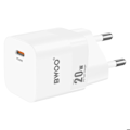 Miniatyrbild 1 av 5: USB-C Strömadapter med Power Delivery Snabbladdning Kompakt Format Bwoo Vit