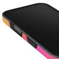 Miniatyrbild 5 av 5: Coque MagSafe för iPhone 16 Elegant Mönster Sunset Club Burga Flerfärgad Svart