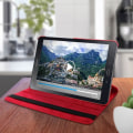 Miniatyrbild 3 av 4: Hus - AVIZAR - Samsung Galaxy Tab S2 9.7 - Justerbart fodral - 360° roterbart stativ - Röd Röd