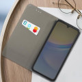 Pikkukuva 3 / 6: Suojakuori Samsung Galaxy A15:lle - AVIZAR - Smart Series - Jalustatoiminto - Musta Svart