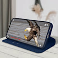 Miniatyrbild 4 av 4: Plånboksfodral - Samsung - Galaxy S22 Plus - Blå - Syntetläder - Videostöd Blå