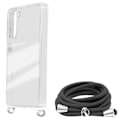 Miniatyrbillede 2 af 5: Coque - Snor - Samsung Galaxy S21 FE - Stiv - Transparent - Justerbar snor Vit
