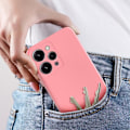 Pikkukuva 4 / 5: Kotelo Xiaomi Redmi 12:lle - AVIZAR - Pikakuori - Puolijäykkä - Pehmeä kosketus - Vaaleanpunainen Rosa