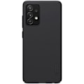 Pikkukuva 3 / 6: Kotelo - NILLKIN - Super Frosted Shield - Samsung Galaxy A52(s) - Musta - Liukumaton - Jäykkä Svart
