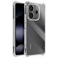 Pikkukuva 1 / 5: Xiaomi Redmi Note 14 4G Iskuja kestävä joustava suojakuori vahvistetuilla kulmilla läpinäkyvä Transparent