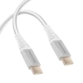 Miniatyrbild 1 av 5: USB-C till USB-C Kevlar Snabbladdning Swissten Vit Vit