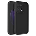 Miniatyrbillede 2 af 5: Silicone cover til Oppo Reno 13, skridsikker, kamerabeskyttet, sort Svart