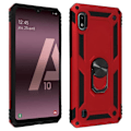 Pikkukuva 1 / 4: Suojakuori - AVIZAR - Galaxy A10 - Bi-materiaali - Video tuki rengas - Punainen Röd