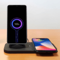 Pikkukuva 4 / 4: 4-in-1 Latausasema - Akashi - Musta - USB-C, Lightning, Micro-USB - QI - Nopea lataus Svart