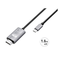 Pikkukuva 2 / 4: HDMI-kaapeli 4K 60Hz Korkea Resoluutio USB-C 1,8m Harmaa